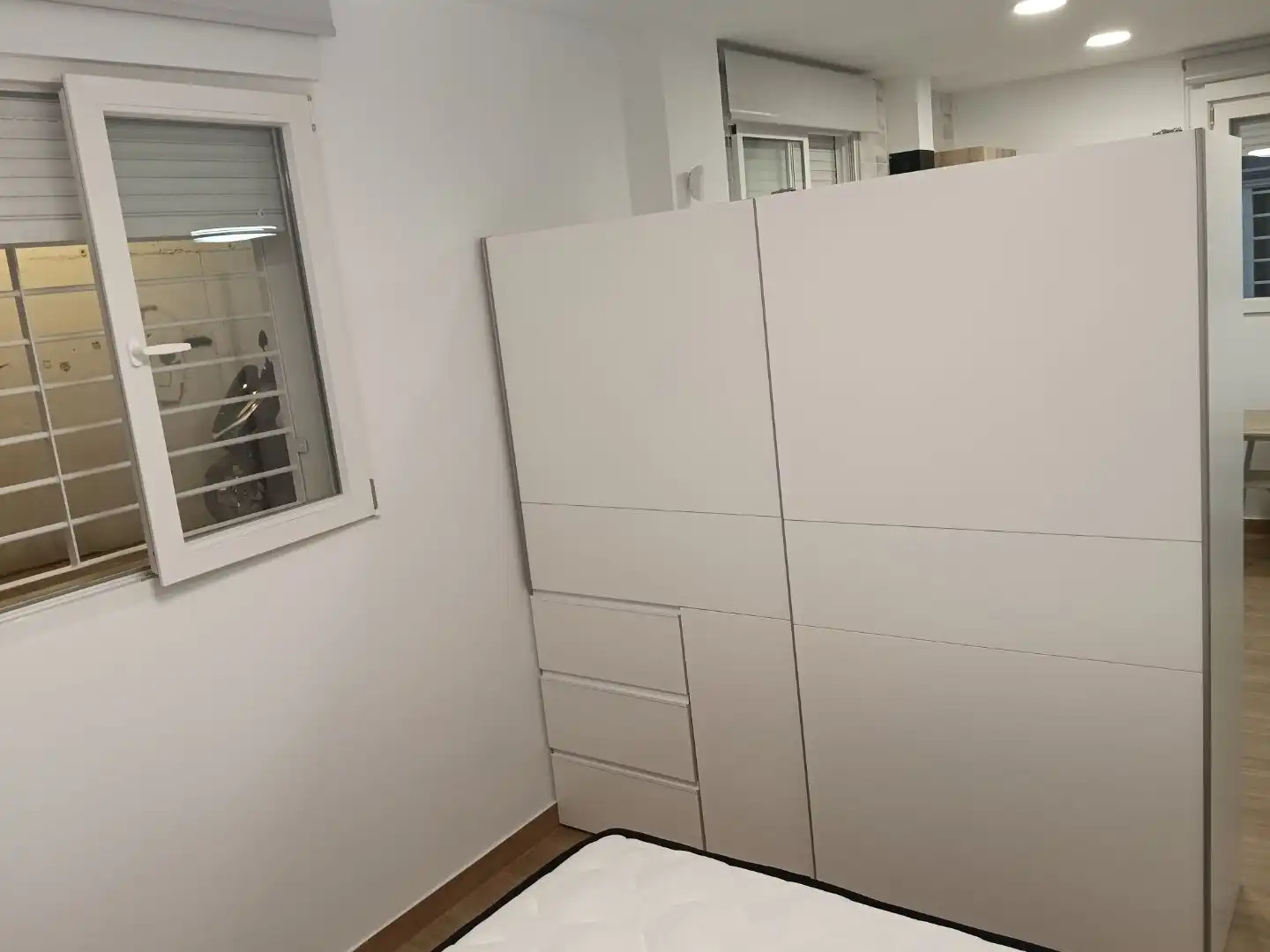 Lofts for rent in Calle Tomás Fernández, 7, Barrio de Ciudad Jardín Bedroom of Lofts for rent in Málaga with Air Conditioner, Heating and Furnished