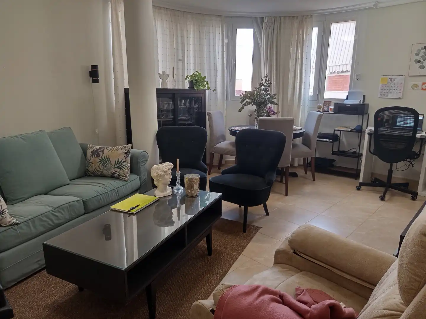 Wohnzimmer von Maisonette zum Verkauf in Santa Pola mit Klimaanlage, Terrasse und Abstellraum