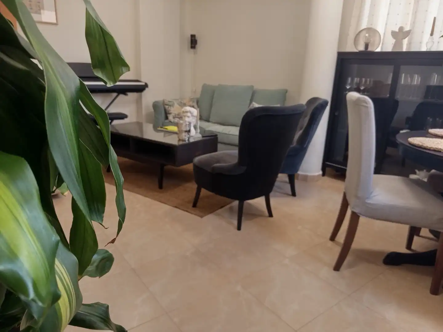 Wohnzimmer von Maisonette zum Verkauf in Santa Pola mit Klimaanlage, Terrasse und Abstellraum