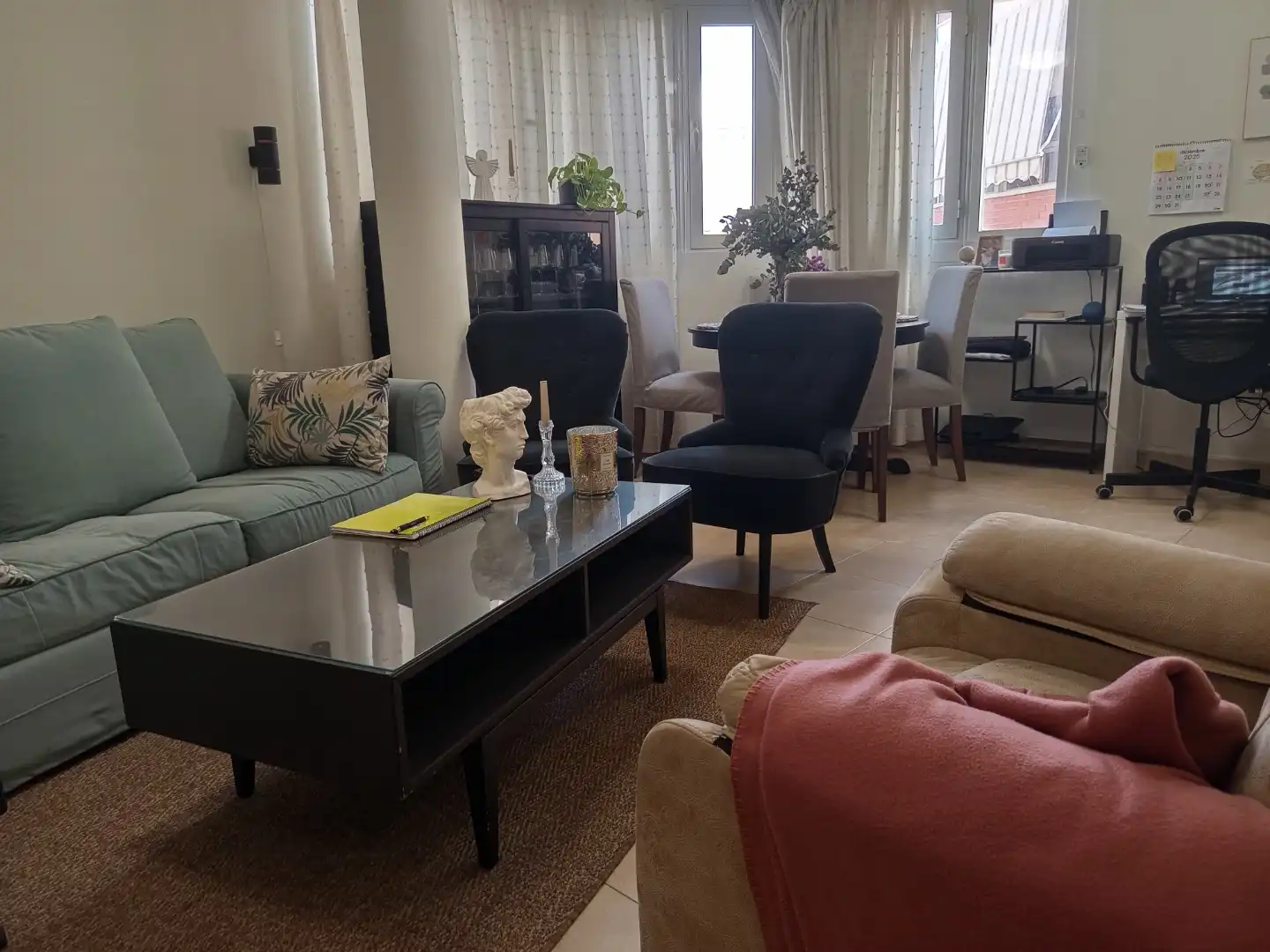 Wohnzimmer von Maisonette zum Verkauf in Santa Pola mit Klimaanlage, Terrasse und Abstellraum