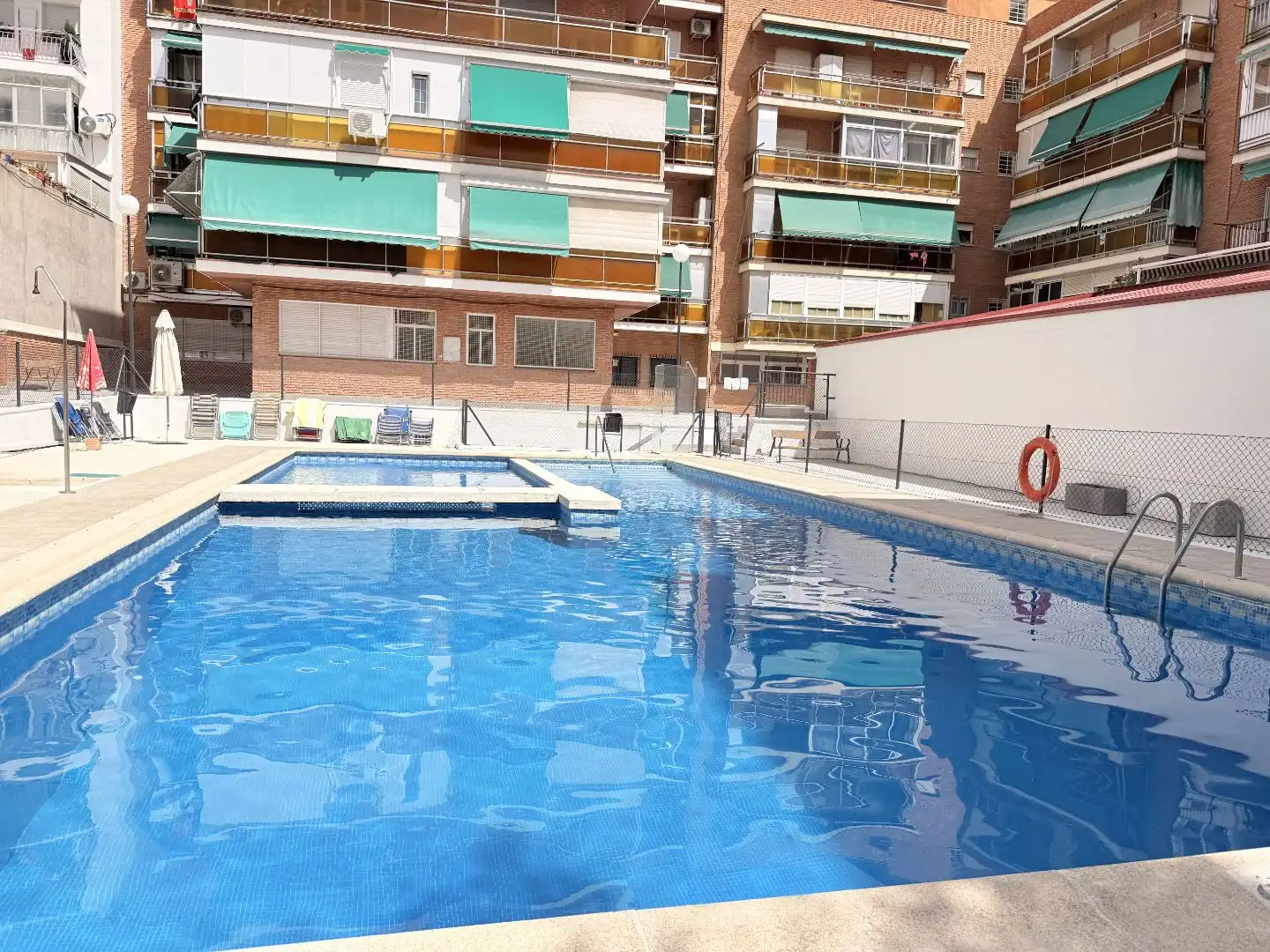 Flat for rent in Calle Arzobispo Cos, 18, Quintana Swimming pool of Flat for rent in Madrid with Heating, Private garden and Terrace