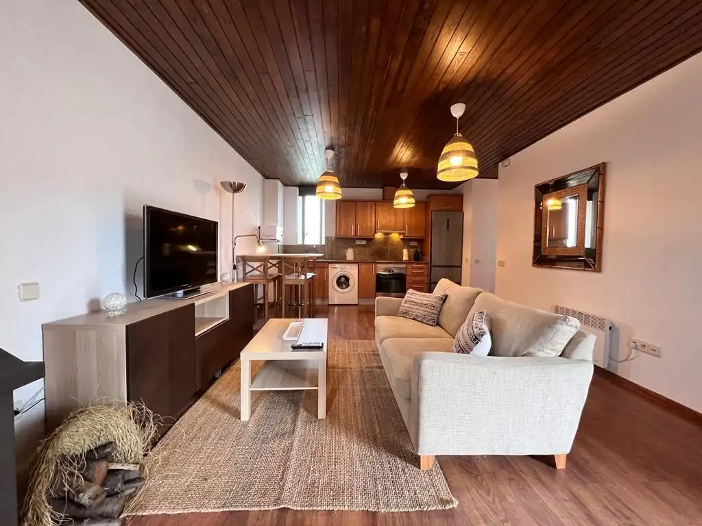 Apartments for rent in Avinguda França, 10, Puigcerdà Living room of Apartments for rent in Puigcerdà with Heating, Parquet flooring and Furnished