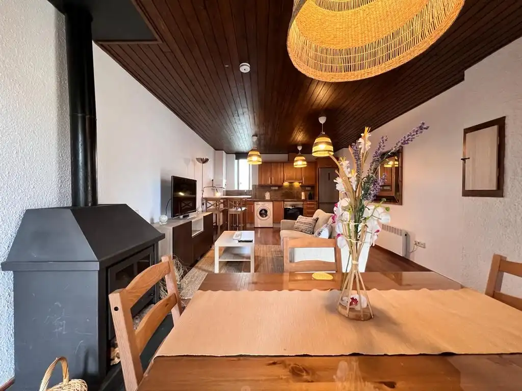 Apartments for rent in Avinguda França, 10, Puigcerdà Living room of Apartments for rent in Puigcerdà with Heating, Parquet flooring and Furnished