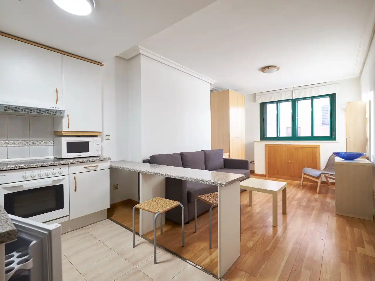 Estudio en venta en Calle de Rafael Bergamín, 16, San Juan Bautista Sala de estar de Estudio en venta en Madrid con Aire acondicionado, Jardín privado y Parquet