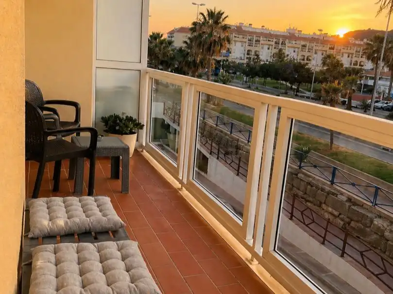 Flat for sale in Plaza Ginebra, 9, San Luis de Sabinillas Balcony of Flat for sale in Manilva with Terrace, Swimming Pool and Furnished