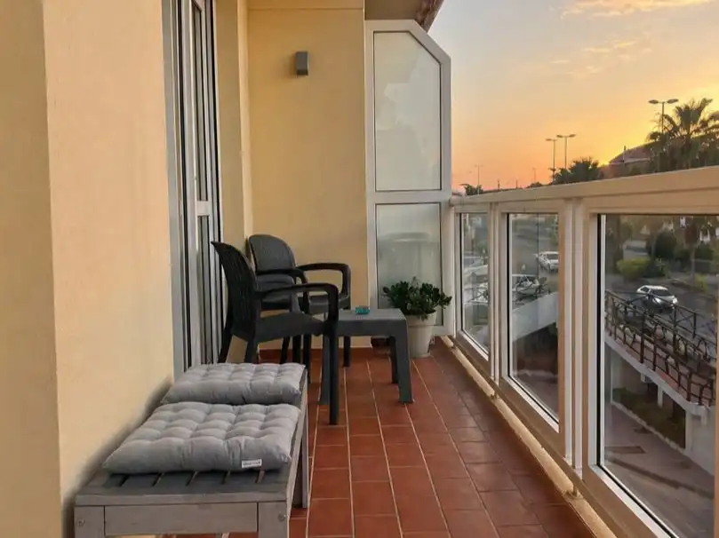 Flat for sale in Plaza Ginebra, 9, San Luis de Sabinillas Balcony of Flat for sale in Manilva with Terrace, Swimming Pool and Furnished