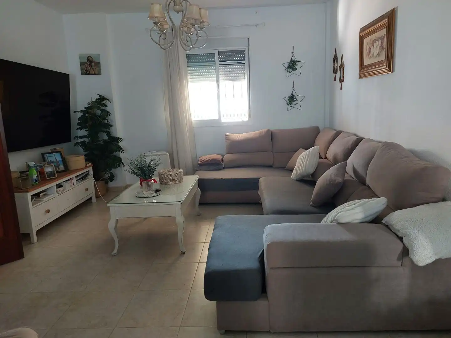 Sala de estar de Casa o chalet de alquiler en Gines con Aire acondicionado, Terraza y Balcón