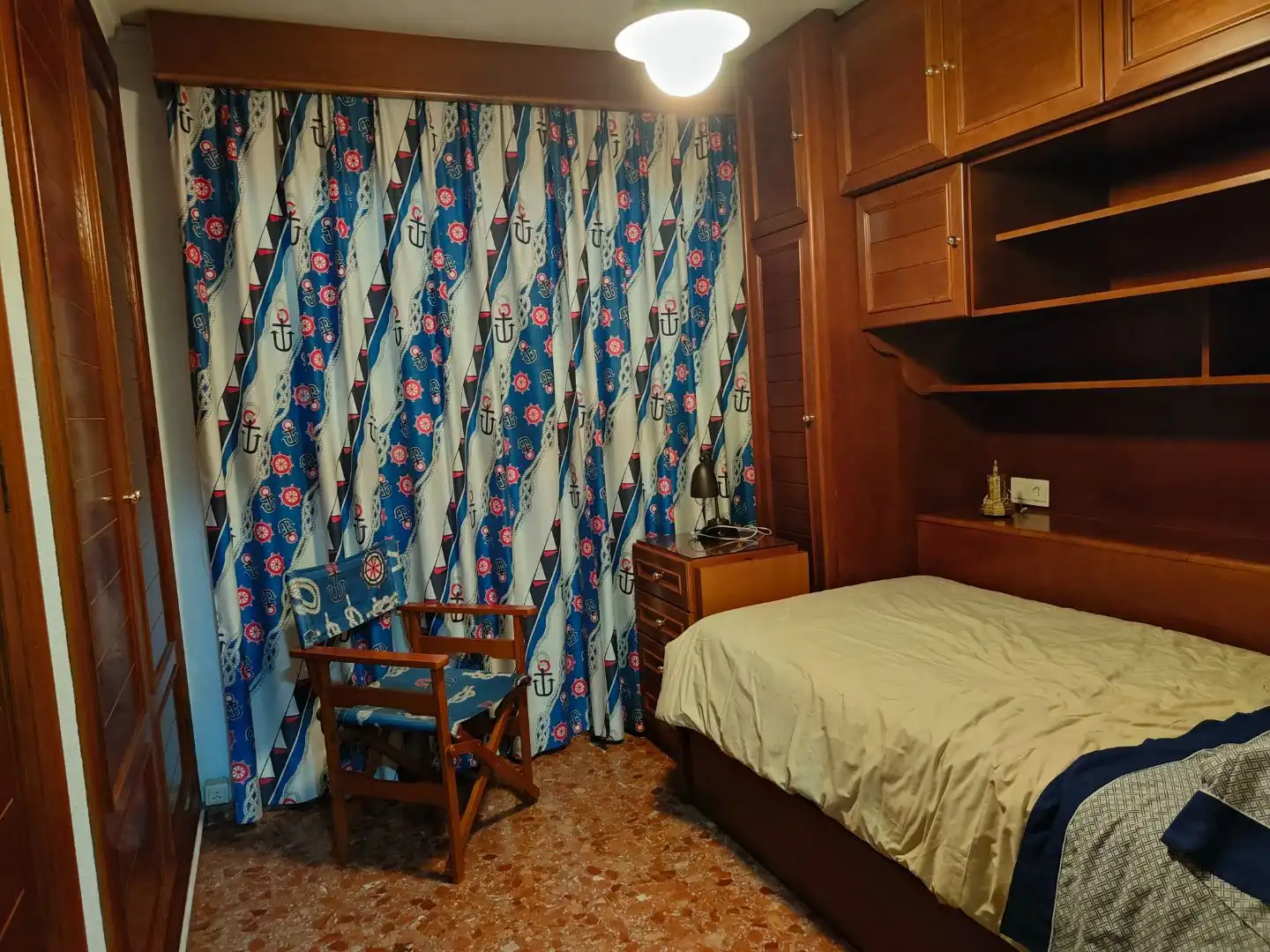 Flat for rent in Carrer Ciutat de Laval, 13, Germaníes - Juzgados Bedroom of Flat for rent in Gandia with Air Conditioner, Heating and Furnished
