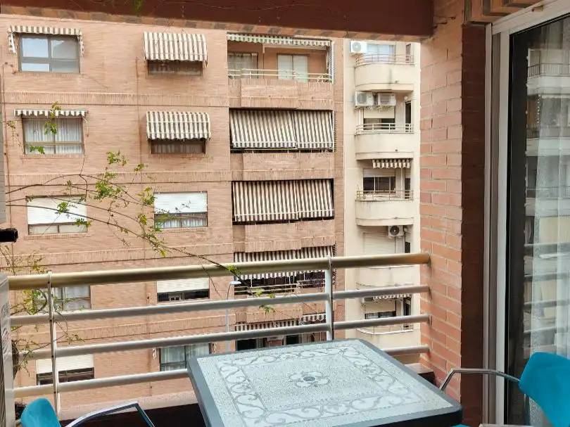 Flat for rent in Carrer Ciutat de Laval, 13, Germaníes - Juzgados Balcony of Flat for rent in Gandia with Air Conditioner, Heating and Furnished