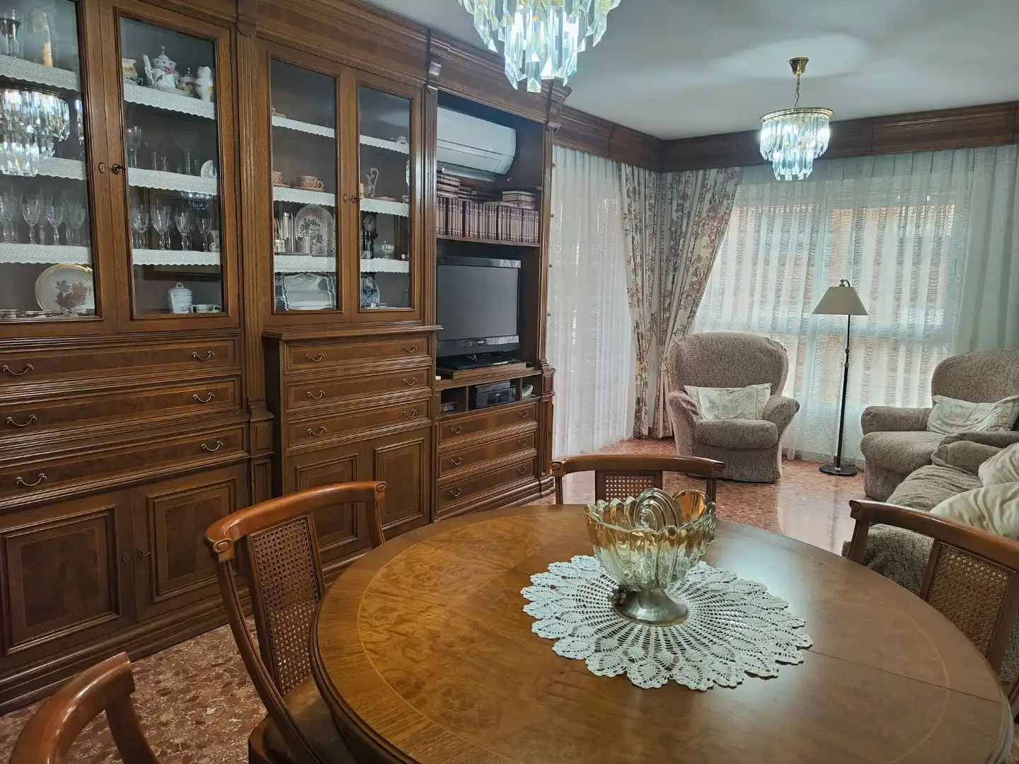 Flat for rent in Carrer Ciutat de Laval, 13, Germaníes - Juzgados Living room of Flat for rent in Gandia with Air Conditioner, Heating and Furnished