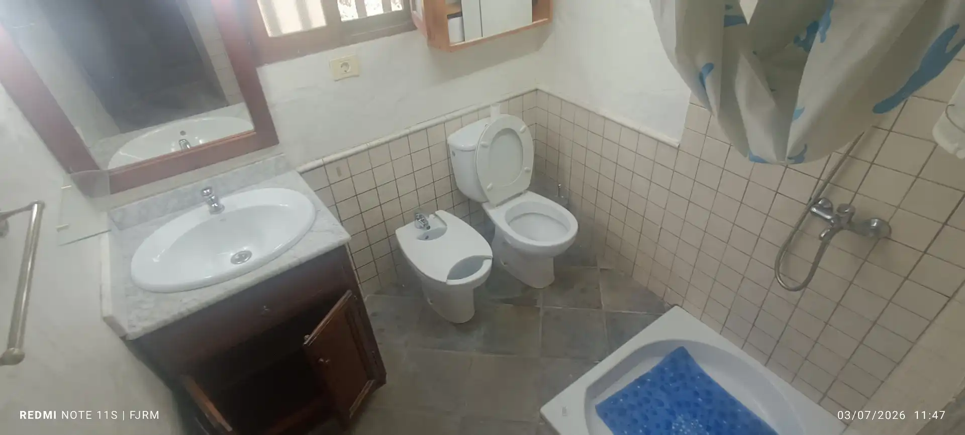 Apartamento de alquiler en Camino el Ancón, 39, San José de las Vegas - La Atalaya Baño de Apartamento de alquiler en Santa Brígida con Jardín privado, Terraza y Amueblado