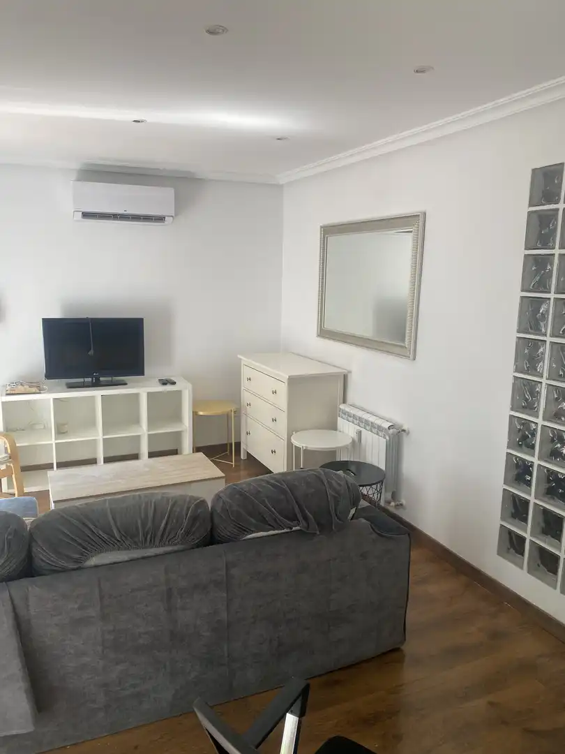 Flat for rent in Calle de Fernández de la Hoz, 37, Almagro Living room of Flat for rent in Madrid Capital with Air Conditioner and Balcony