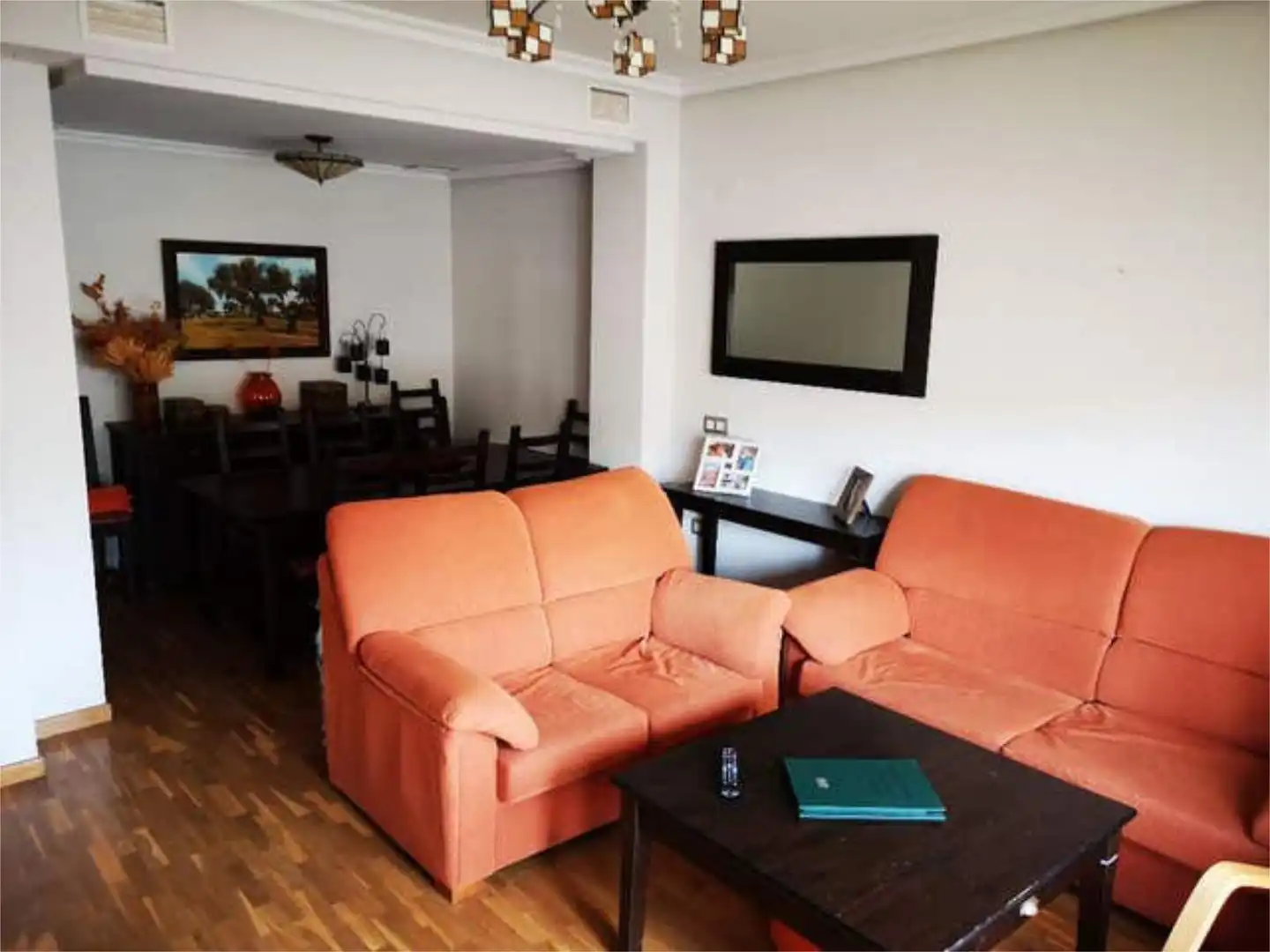 Sala de estar de Casa adosada en venta en Cáceres con Calefacción, Jardín privado y Terraza