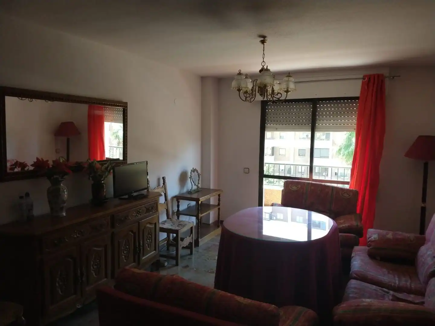 Flat for rent in Calle Ángel Quintanilla Ulla, 1, Valdepasillas - La Paz - Huerta Rosales Living room of Flat for rent in Badajoz with Terrace, Swimming Pool and Furnished