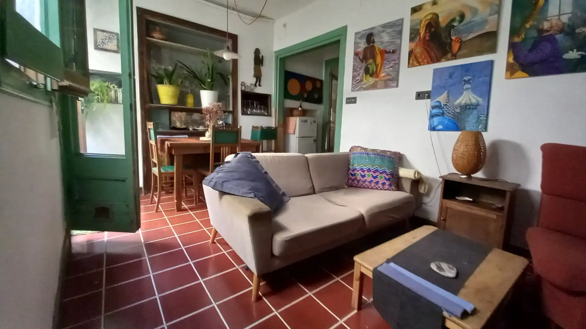 Room in Carrer d'en Roig, 5, Centre Living room of Country homes for share in Vilassar de Mar with Heating, Furnished and Balcony