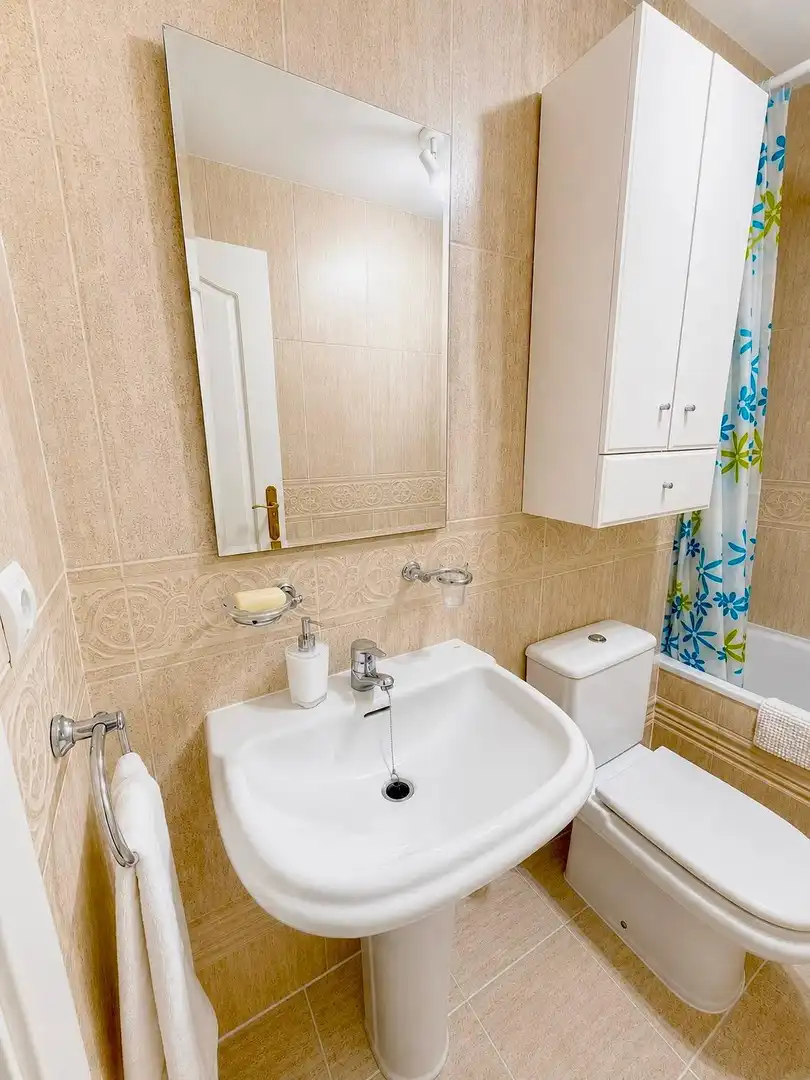 Apartamento de alquiler en Calle del Capitán Angosto Gómez Castrillón, 131, Centro Baño de Apartamento de alquiler en Aranjuez con Aire acondicionado, Calefacción y Parquet