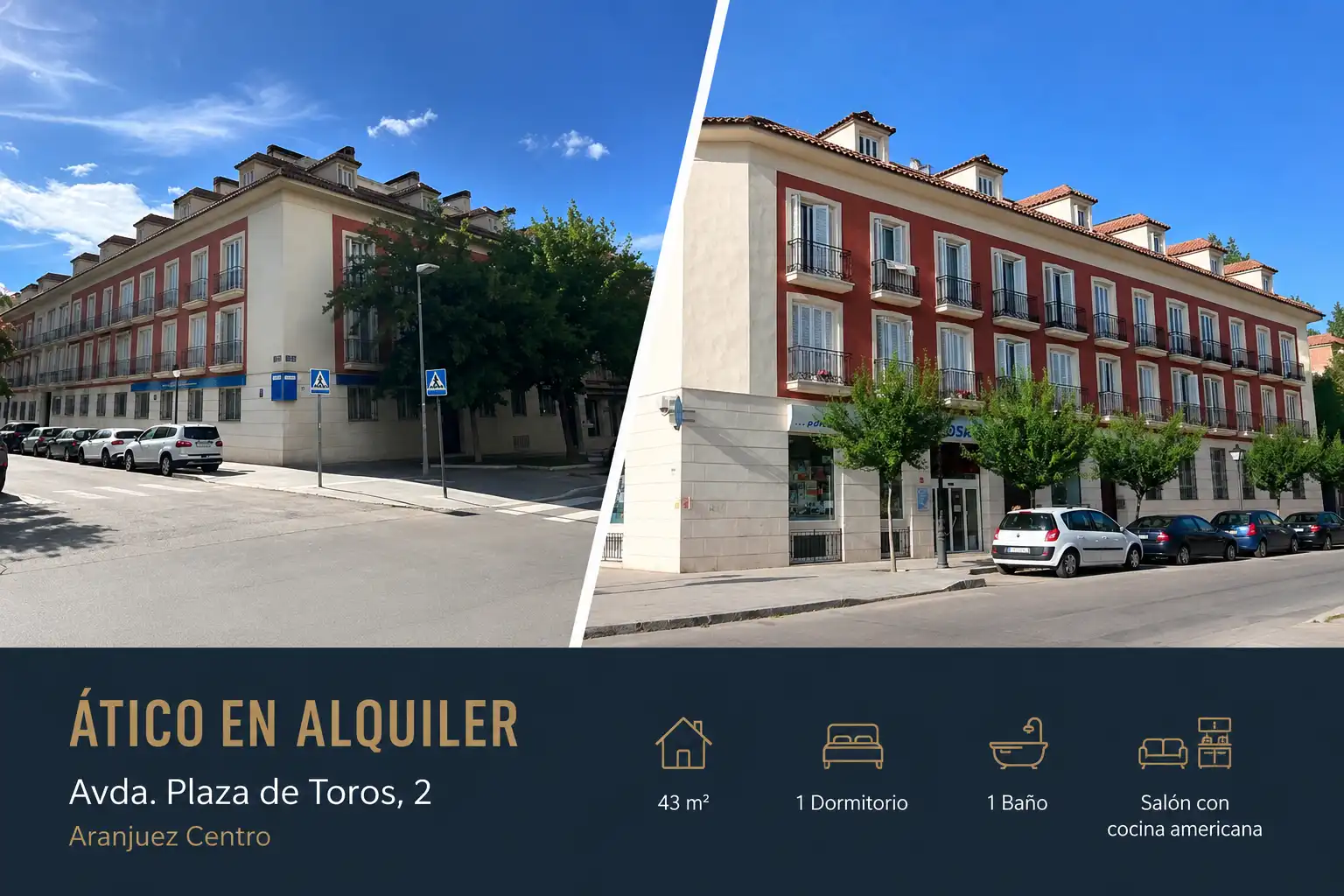 Apartamento de alquiler en Calle del Capitán Angosto Gómez Castrillón, 131, Centro Vista exterior de Apartamento de alquiler en Aranjuez con Aire acondicionado, Calefacción y Parquet