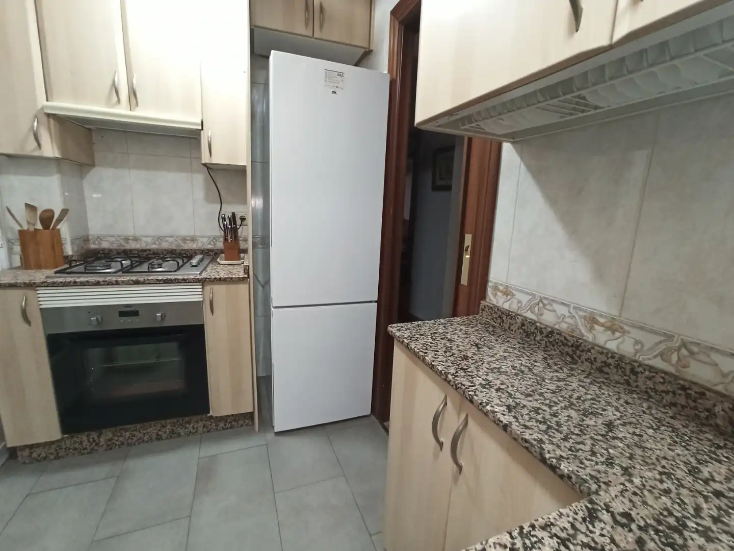 Piso de alquiler en Calle Rosario, 100, Ensanche - Franciscanos Cocina de Piso de alquiler en Albacete con Aire acondicionado, Calefacción y Amueblado