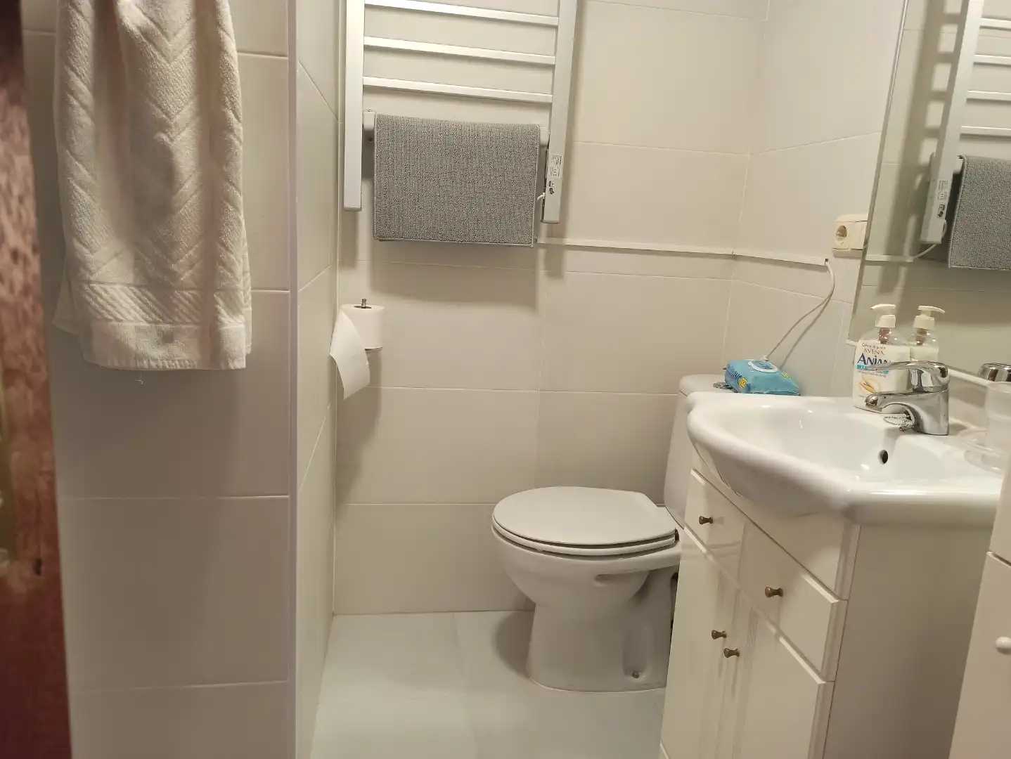 Piso de alquiler en Calle Rosario, 100, Ensanche - Franciscanos Baño de Piso de alquiler en Albacete con Aire acondicionado, Calefacción y Amueblado