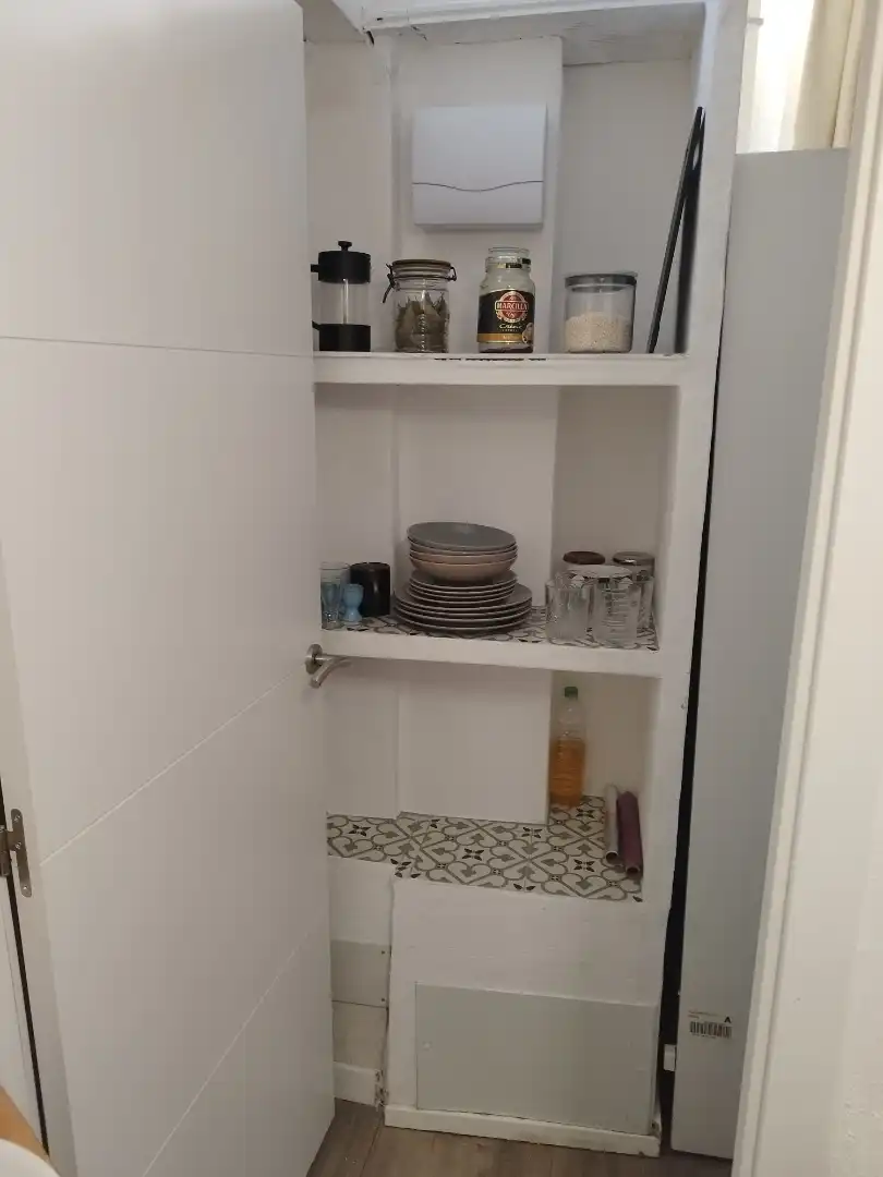 Kitchen of Apartments for rent in Los Barrios  with Furnished, TV and Community pool