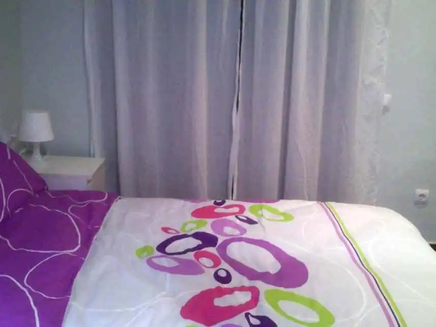 Flat for rent in Carrer de Sant Miquel, 10, Centre Bedroom of Flat for rent in Badalona with Air Conditioner and Balcony