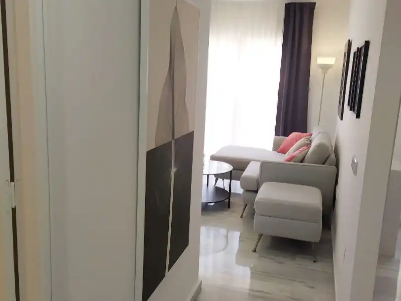 Apartamento de alquiler en Avenida del Arroyo de los Ángeles, 9, La Trinidad Sala de estar de Apartamento de alquiler en Málaga con Aire acondicionado, Calefacción y Amueblado