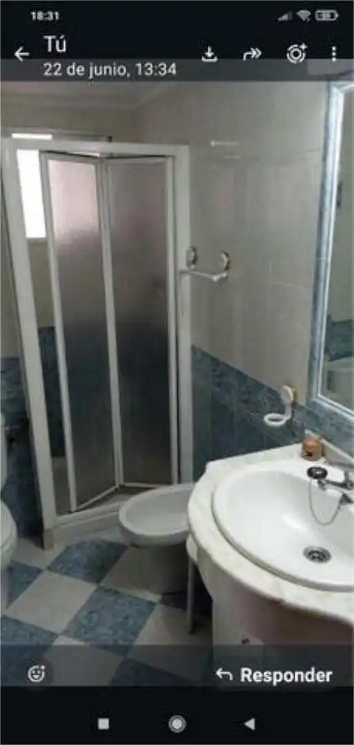 Bathroom of Flat for rent in Córdoba  with Heating, Terrace and Furnished