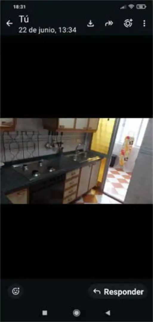 Kitchen of Flat for rent in Córdoba  with Heating, Terrace and Furnished