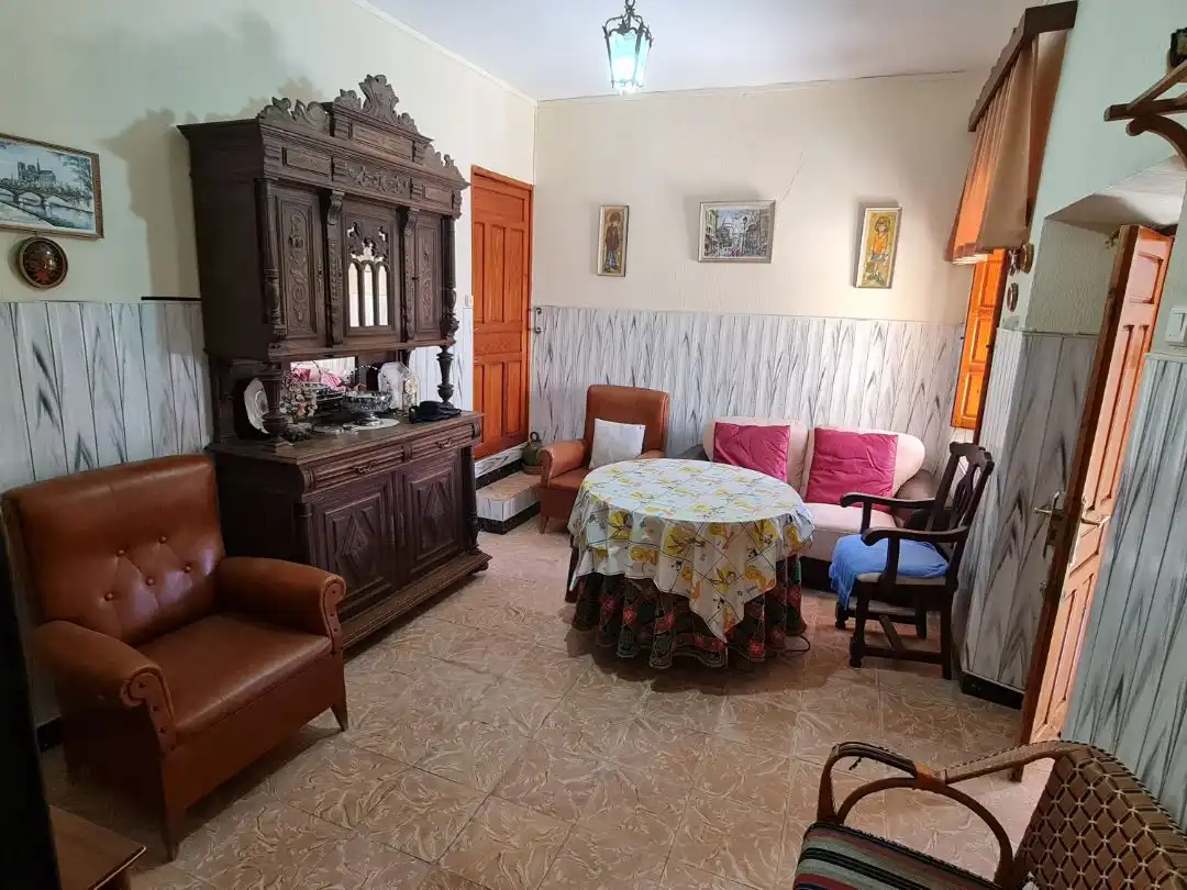 Casa adosada en venta en Calle de la Marmota, 6, Montalvos Sala de estar de Casa adosada en venta en Montalvos con Calefacción, Trastero y Amueblado