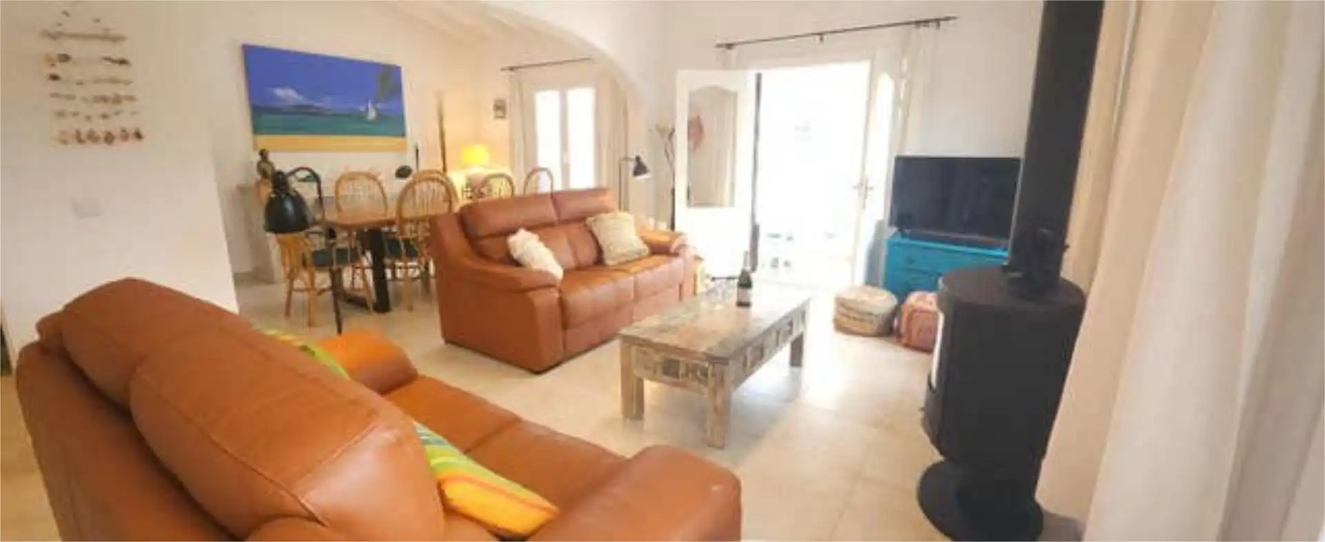 Einfamilien-Reihenhaus zum Verkauf in Devessa - Monte Pego Wohnzimmer von Einfamilien-Reihenhaus zum Verkauf in Dénia mit Terrasse und Schwimmbad