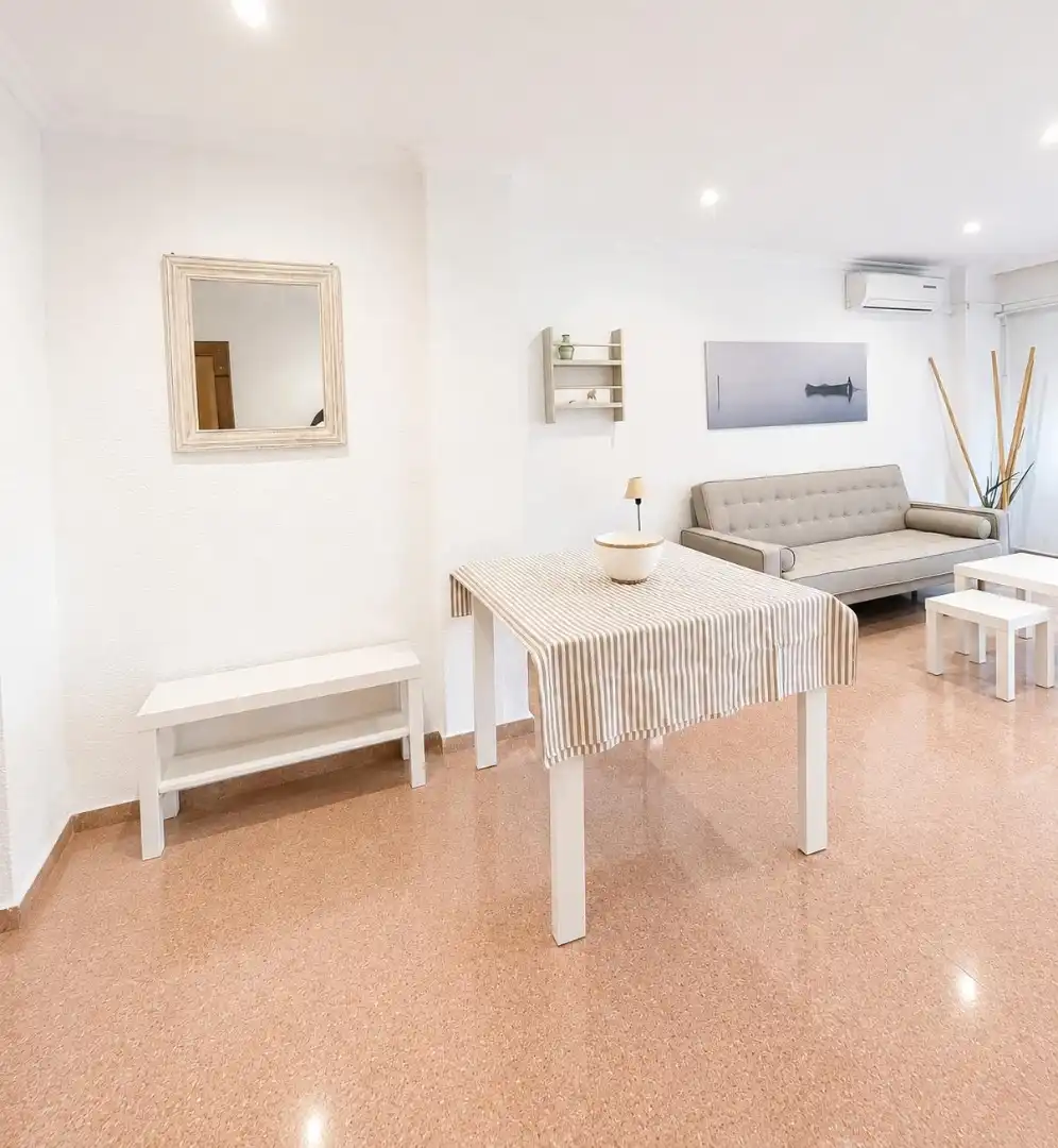 Piso de alquiler en Ronda dels Esports, 1, Monóvar / Monòver Sala de estar de Piso de alquiler en Monóvar / Monòver con Aire acondicionado, Terraza y Amueblado