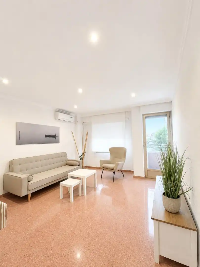 Piso de alquiler en Ronda dels Esports, 1, Monóvar / Monòver Sala de estar de Piso de alquiler en Monóvar / Monòver con Aire acondicionado, Terraza y Amueblado
