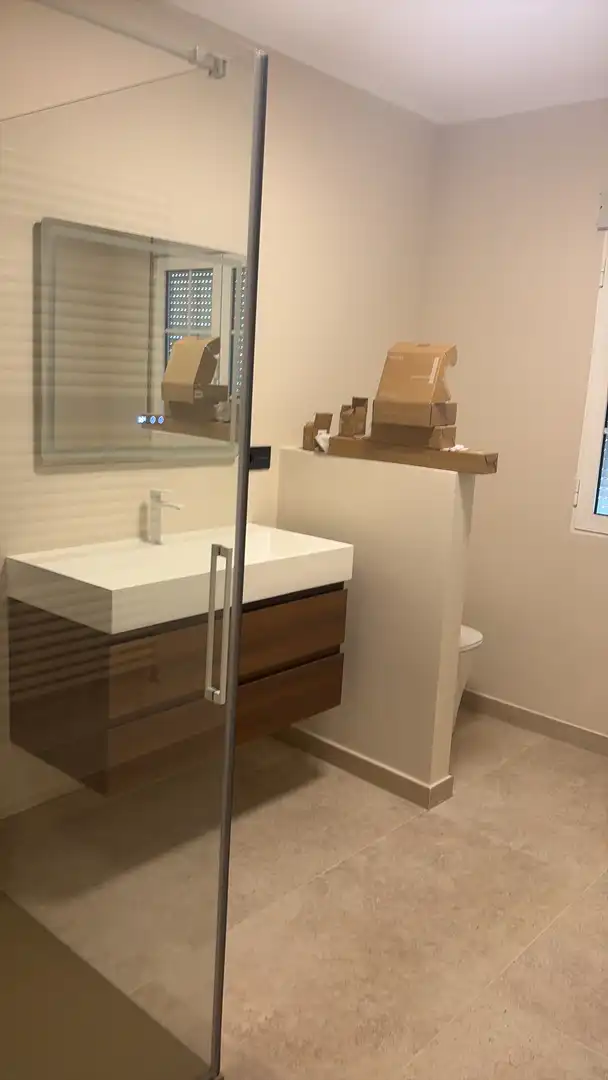 Bany de Casa o xalet en venda en Pilar de la Horadada amb Aire condicionat, Terrassa i Piscina