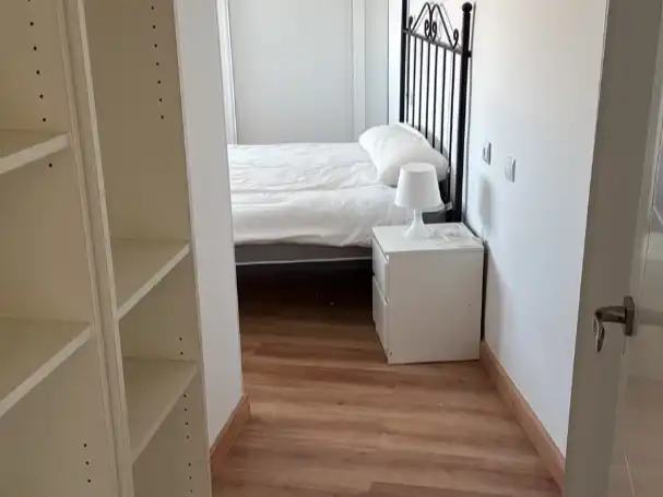 Flat for rent in Avenida Juan XXIII, 6, La Princesa Bedroom of Flat for rent in Málaga with Air Conditioner and Furnished