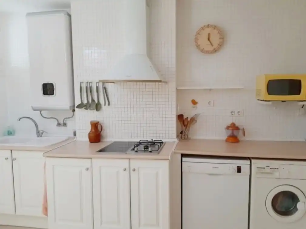 Kitchen of Flat for rent in Salas  with Heating, Storage room and Furnished