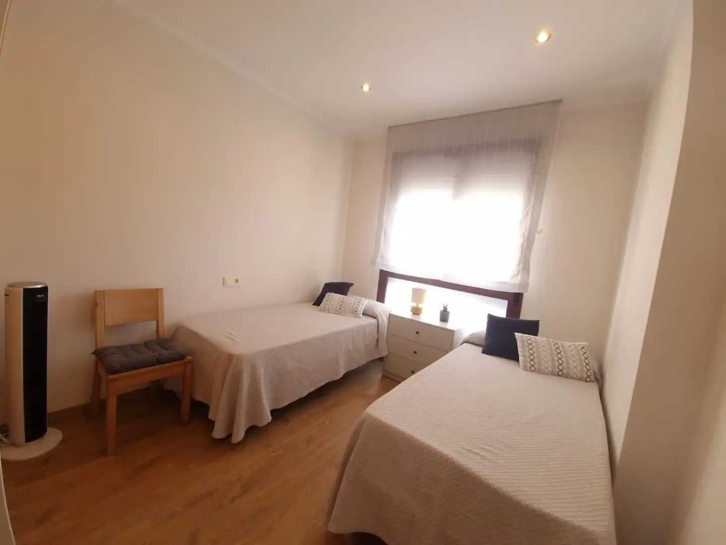 Bedroom of Flat for rent in Vera  with Air Conditioner, Heating and Parquet flooring