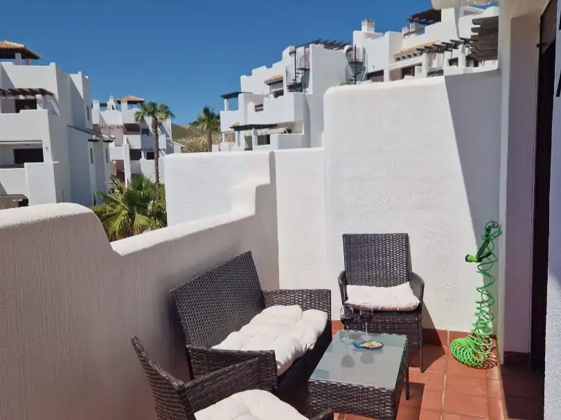 Terrace of Flat for rent in Vera  with Air Conditioner, Heating and Parquet flooring