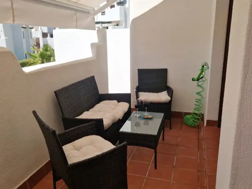 Terrace of Flat for rent in Vera  with Air Conditioner, Heating and Parquet flooring