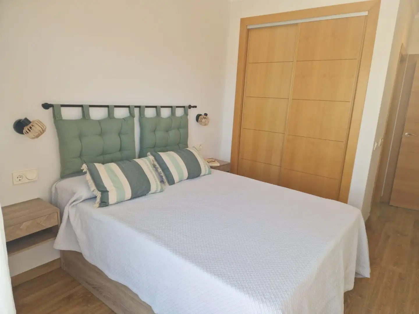 Bedroom of Flat for rent in Vera  with Air Conditioner, Heating and Parquet flooring
