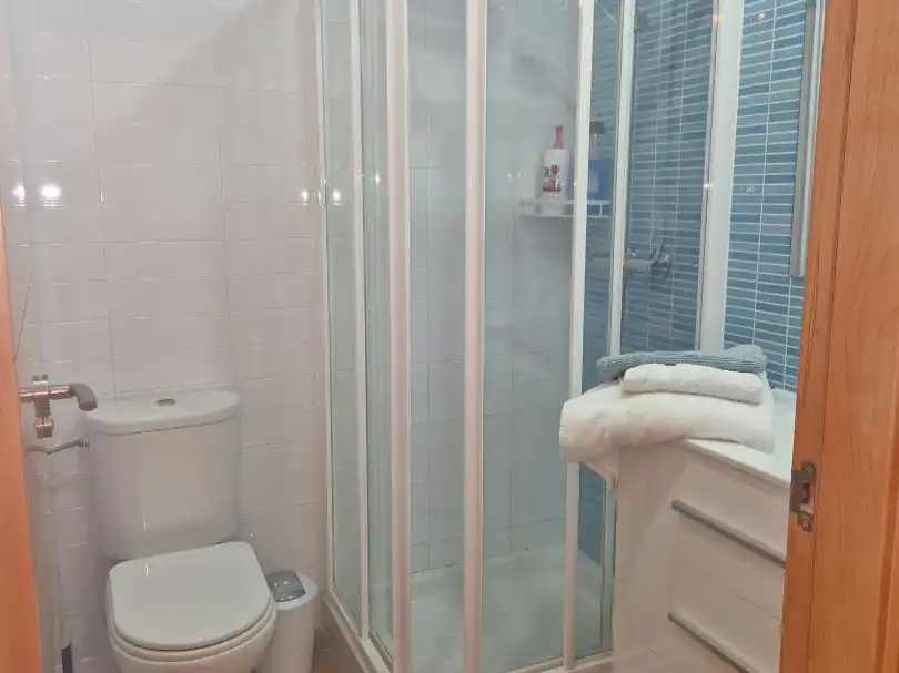 Bathroom of Flat for rent in Vera  with Air Conditioner, Heating and Parquet flooring