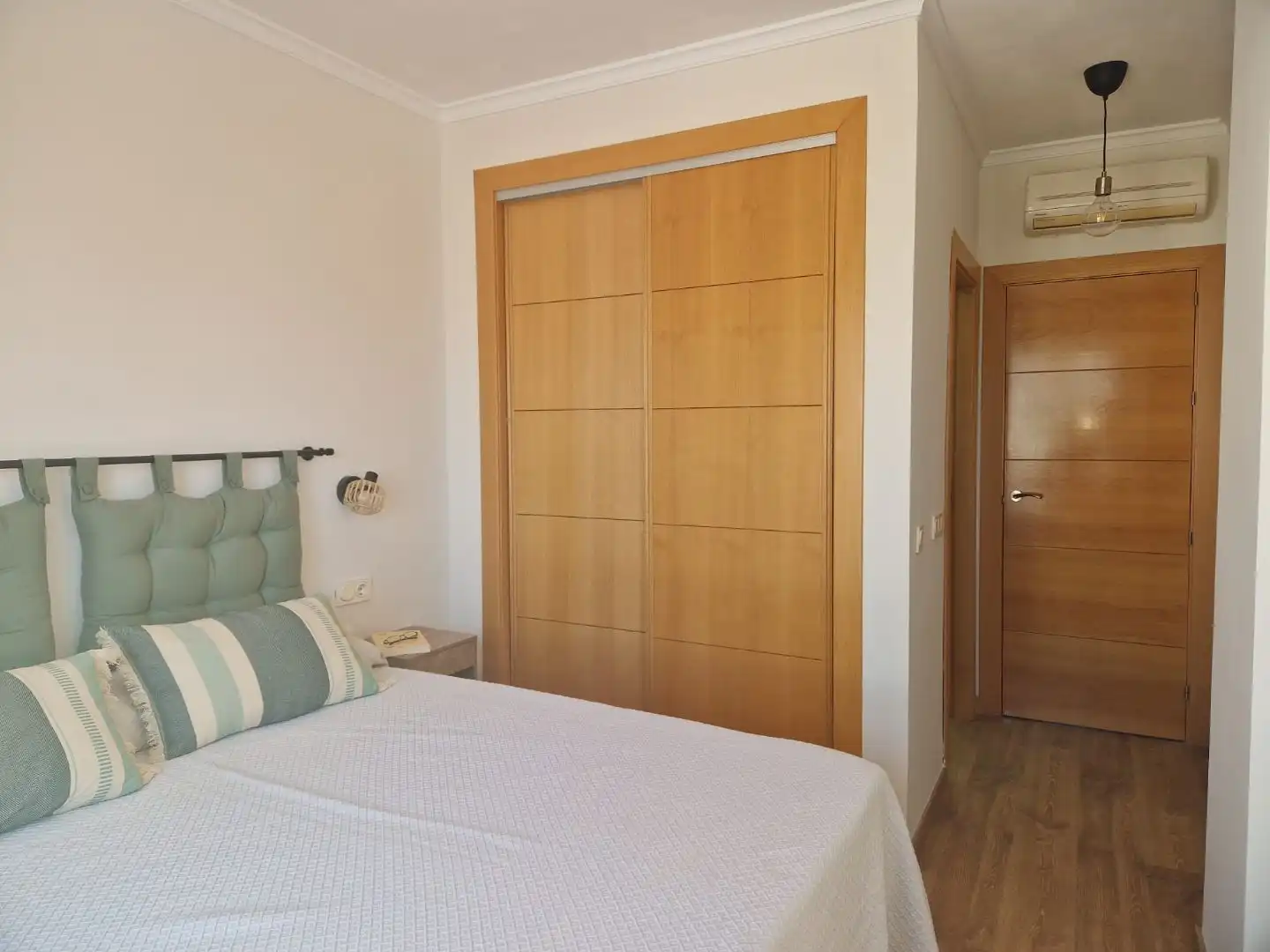 Bedroom of Flat for rent in Vera  with Air Conditioner, Heating and Parquet flooring
