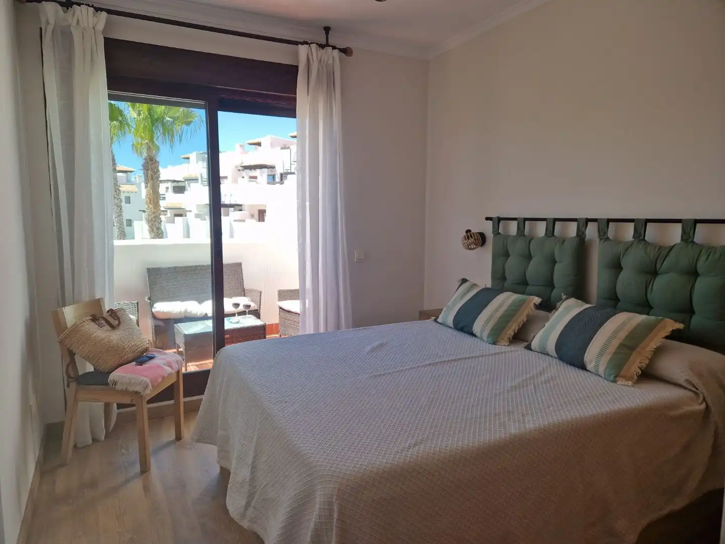 Bedroom of Flat for rent in Vera  with Air Conditioner, Heating and Parquet flooring