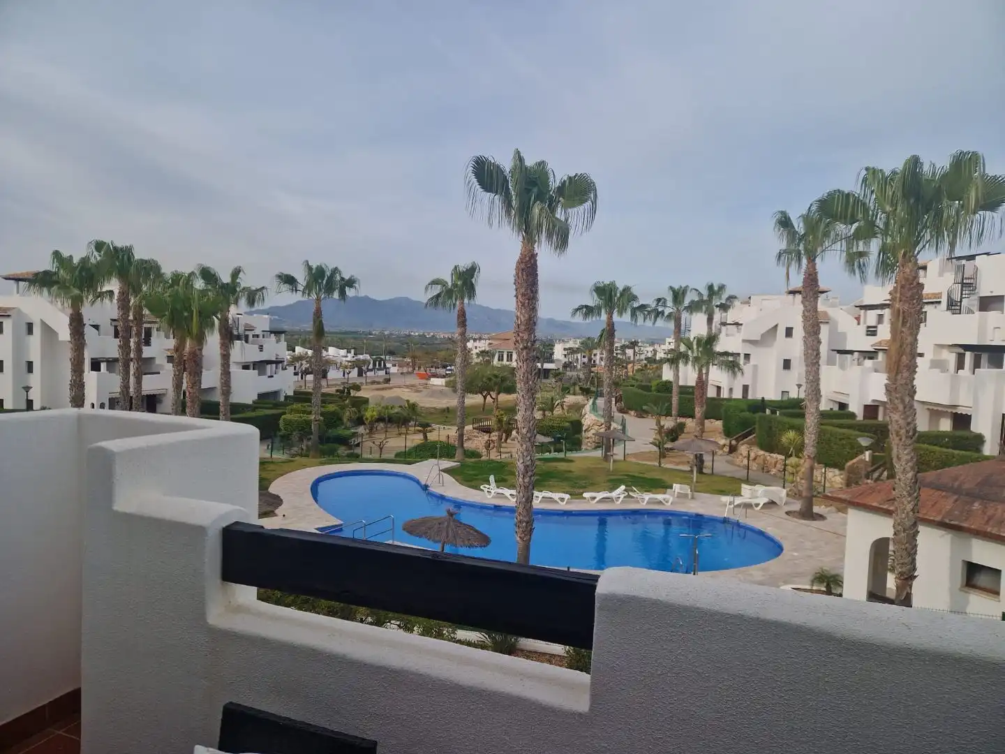 Swimming pool of Flat for rent in Vera  with Air Conditioner, Heating and Parquet flooring
