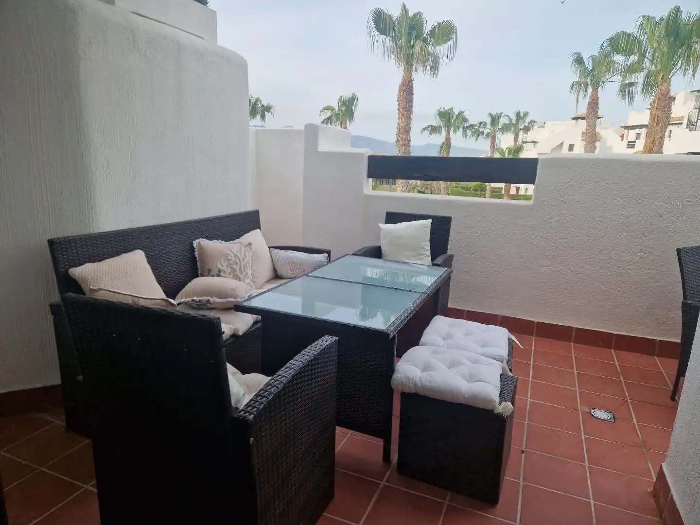 Terrace of Flat for rent in Vera  with Air Conditioner, Heating and Parquet flooring