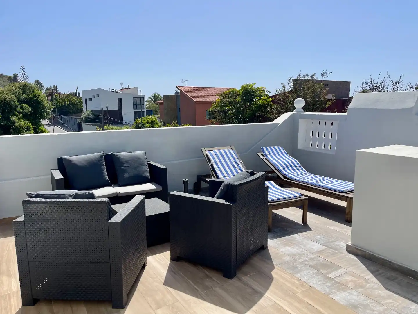 Terraza de Casa o chalet en venta en Santa Brígida con Jardín privado, Parquet y Terraza