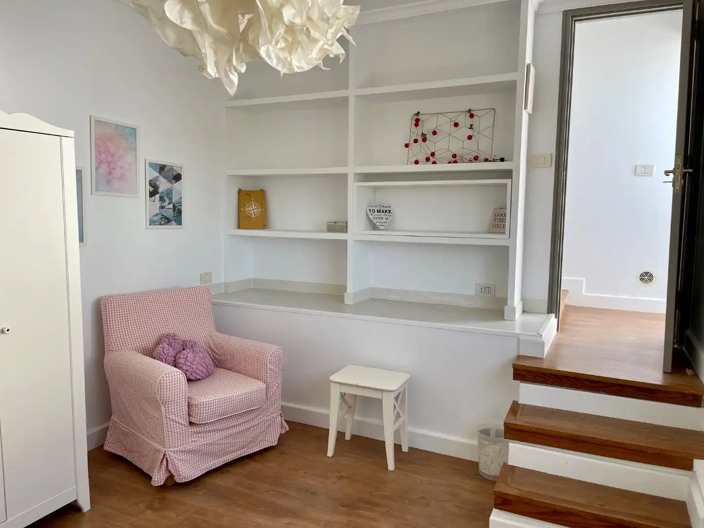 Sala de estar de Casa o chalet en venta en Santa Brígida con Jardín privado, Parquet y Terraza