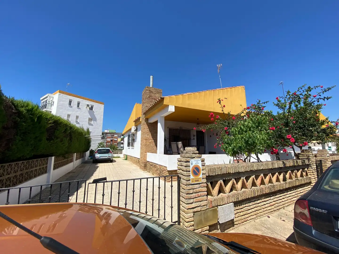Exterior view of Houses for rent in Mazagón  with Air Conditioner, Private garden and Terrace