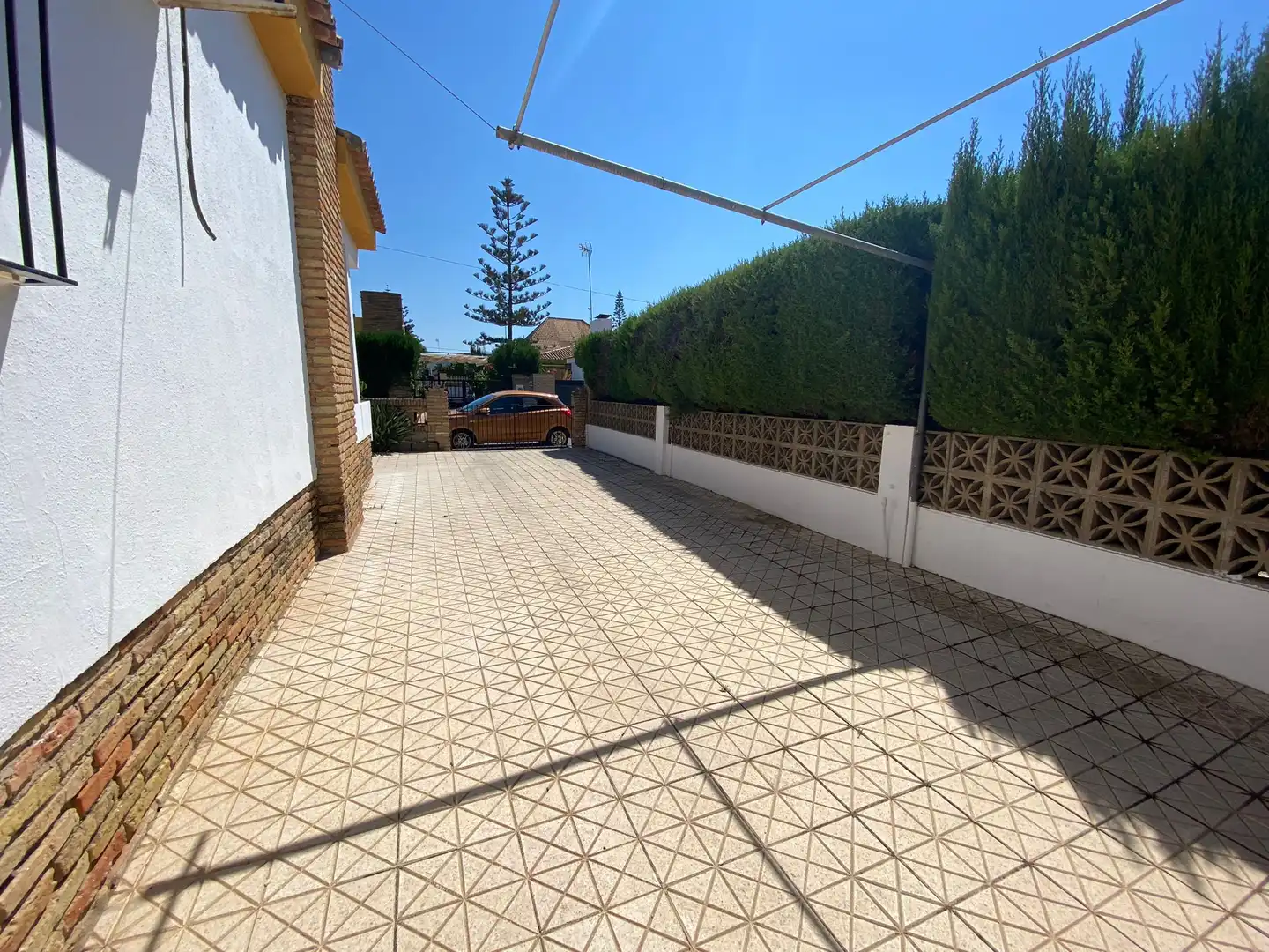 Exterior view of Houses for rent in Mazagón  with Air Conditioner, Private garden and Terrace