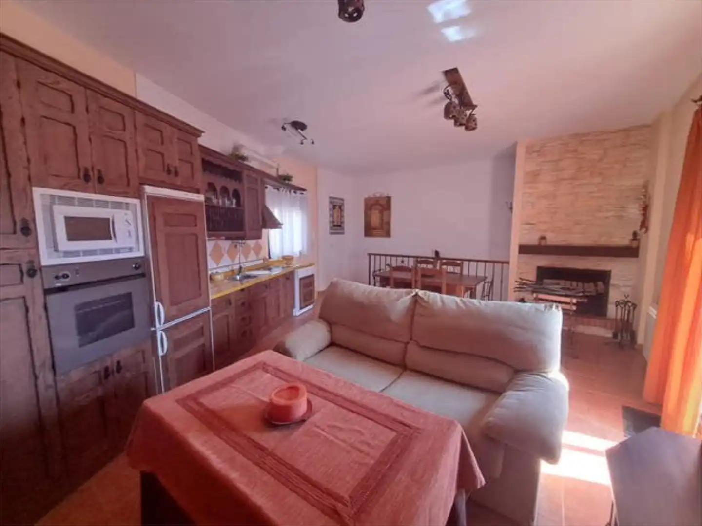 Flat for rent in Cáñar Living room of Flat for rent in Cáñar with Heating, Terrace and Furnished