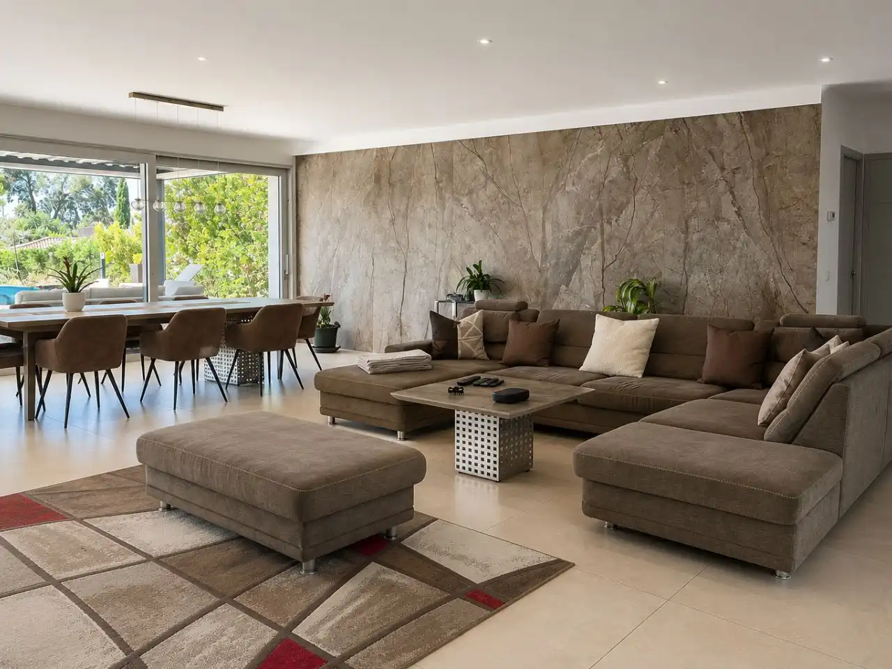 Wohnung zum Verkauf in Calle Santiago de Compostela, 1, Sotogrande Costa Wohnzimmer von Wohnung zum Verkauf in Sotogrande mit Klimaanlage, Heizung und Privatgarten